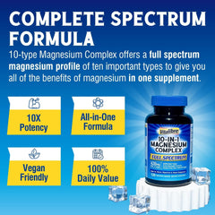 Vitalibre vegetarian-friendly magnesium supplement capsules emphasize plant-based formulation.