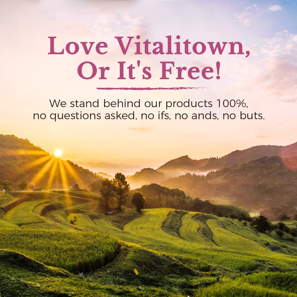 Vitalitown Probiotics bottle for daily use with compact packaging.