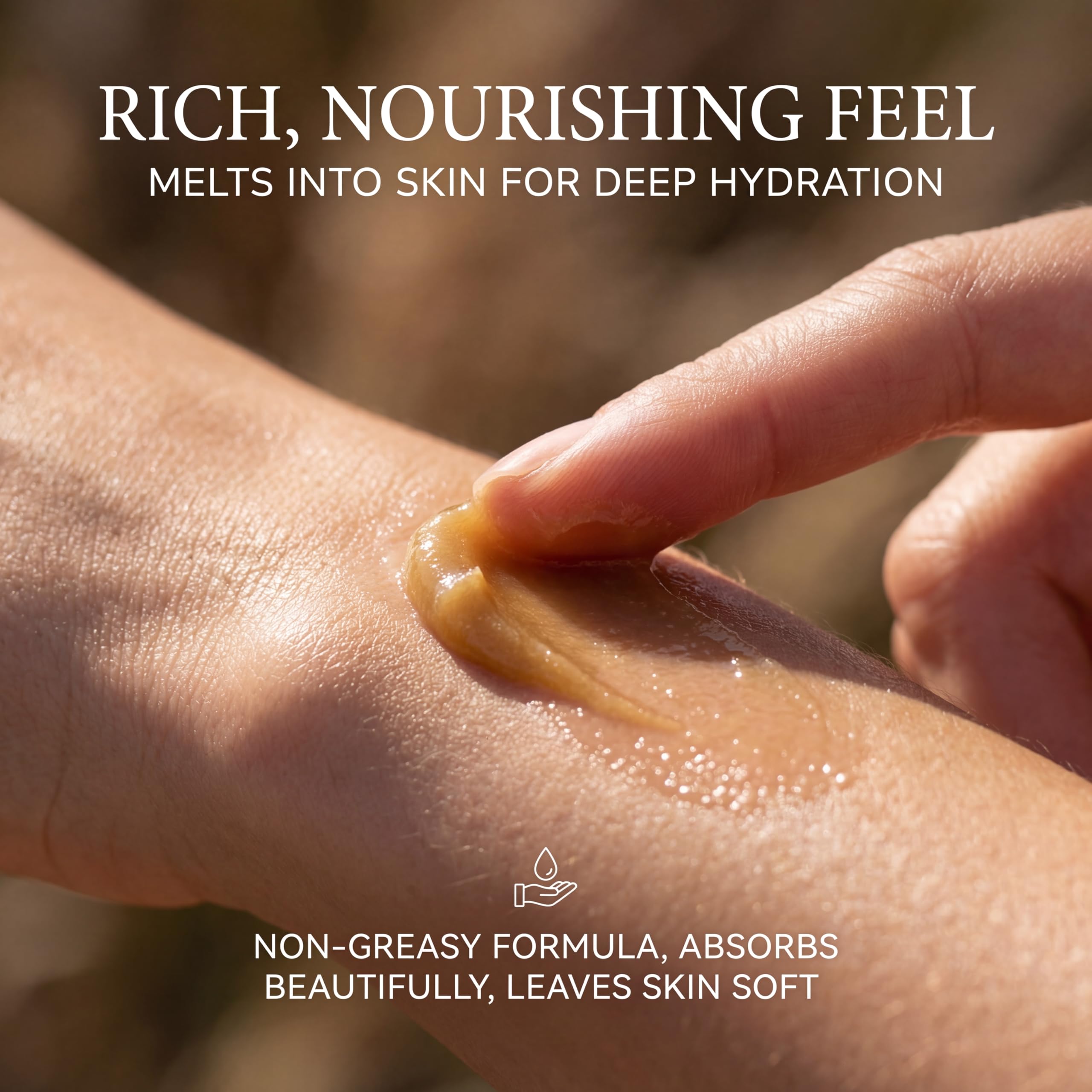 Vitality Frankincense Balm applied to skin to soothe dryness