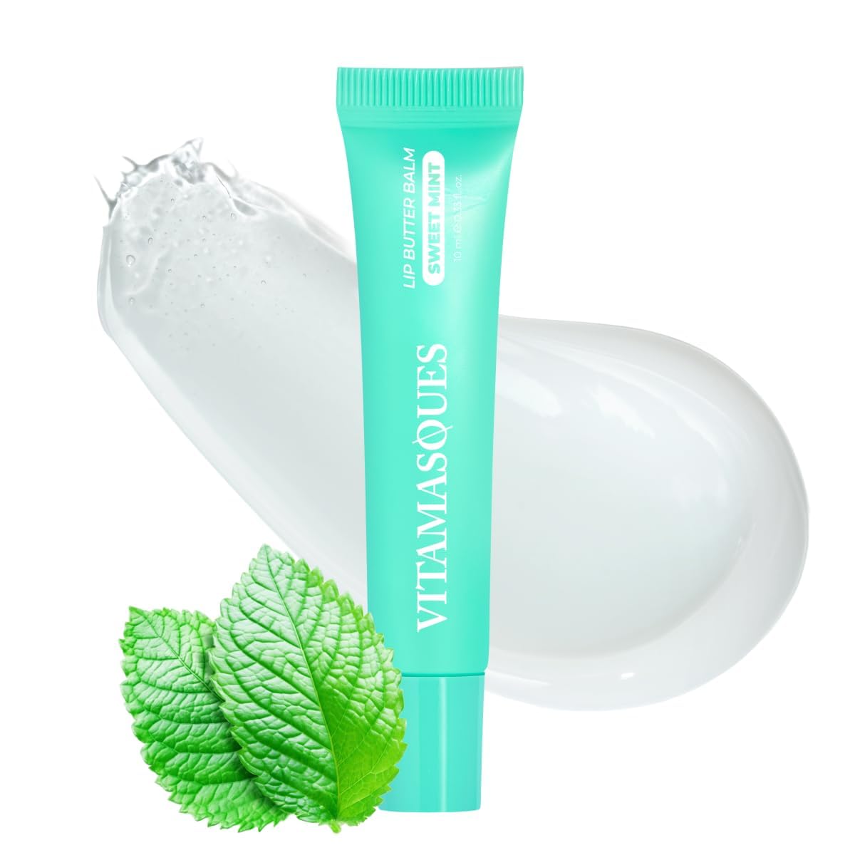 Vitamasques Lip Butter Balm Sweet Mint tube ready for on-the-go hydration