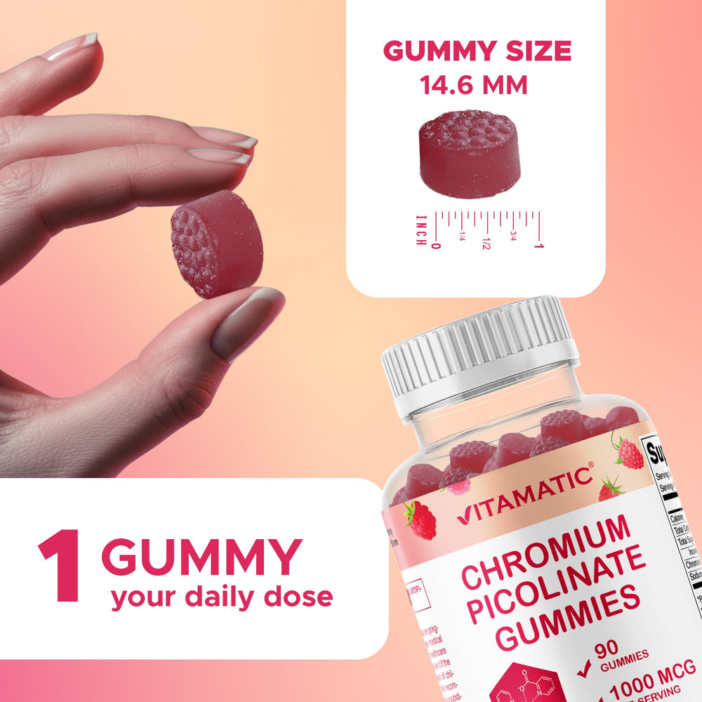 Vitamatic 90 gummies highlight high potency and convenient use