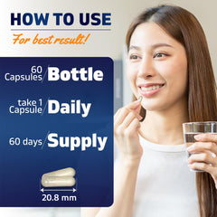Vitamatic Bacillus Coagulans label detail highlighting non-GMO and gluten-free features