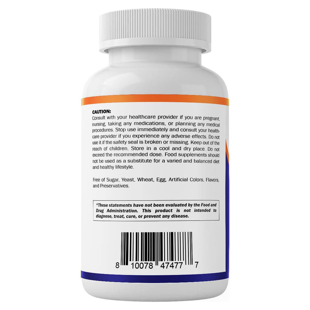 Vitamatic Boron Glycinate bottle seal showing tamper-evident design