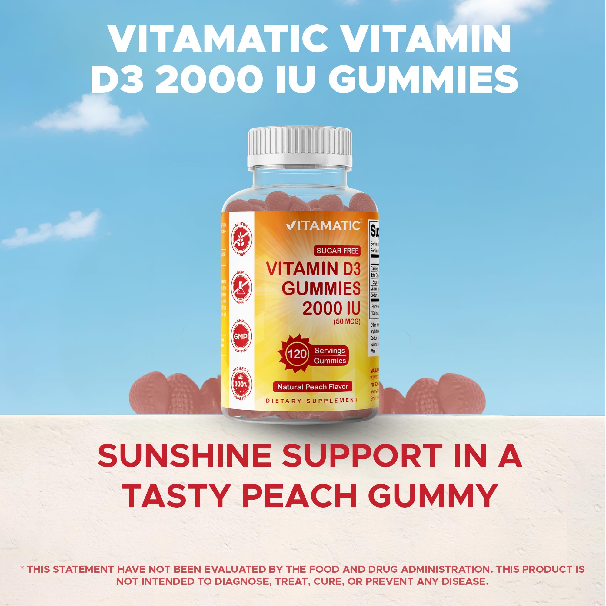 Vitamatic FDA registered facility seal emphasizes quality and safety standards