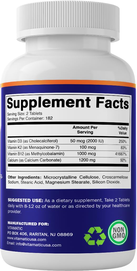 Vitamatic bottle with immune-support messaging on label.