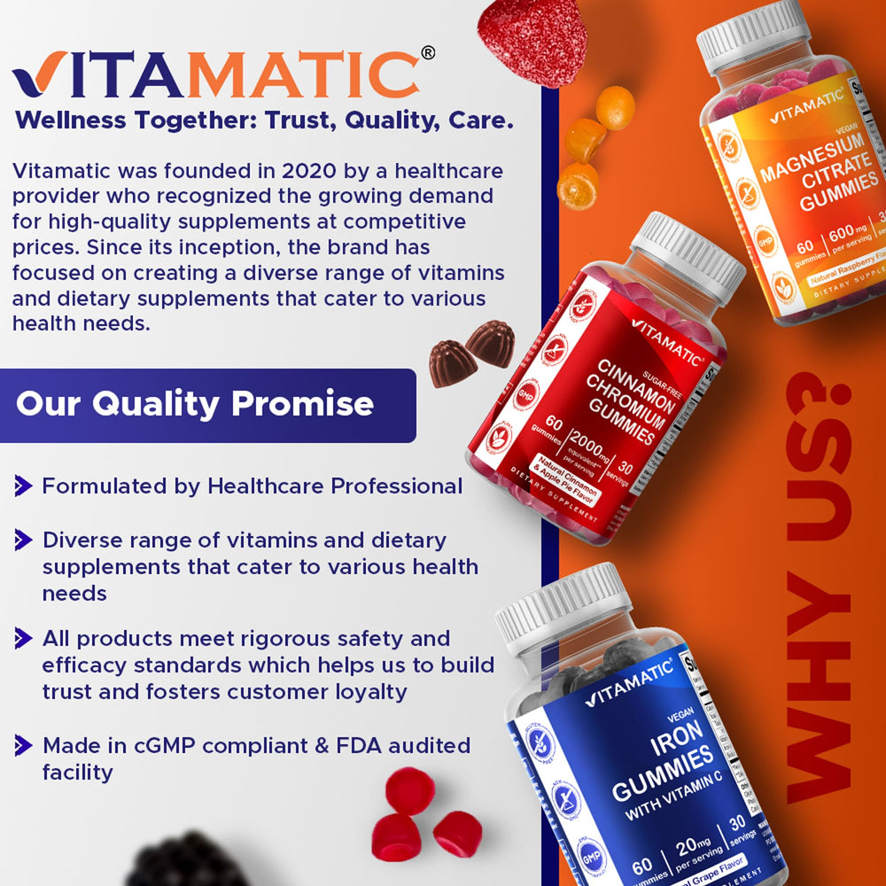 Vitamatic bottle on table for everyday routine