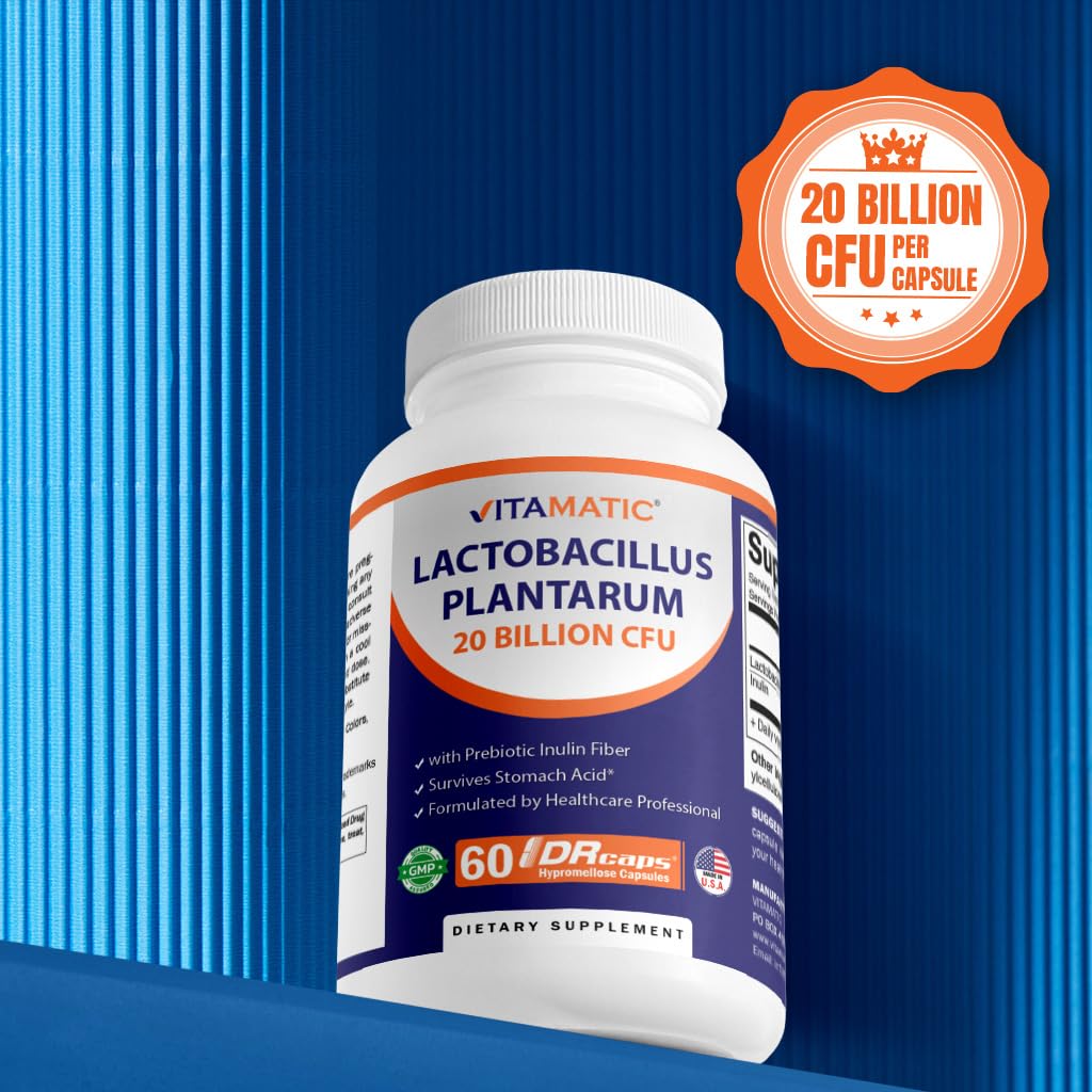 Vitamatic Lactobacillus Plantarum 20B gluten free non-GMO claim