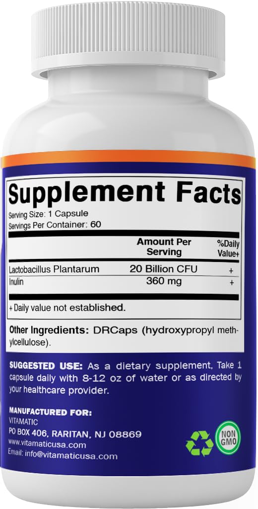 Vitamatic Lactobacillus Plantarum 20B soy-free egg-free information