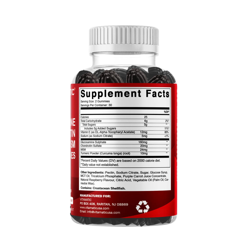 Vitamatic natural colors—gelatin-free, gluten-free, and non-GMO.