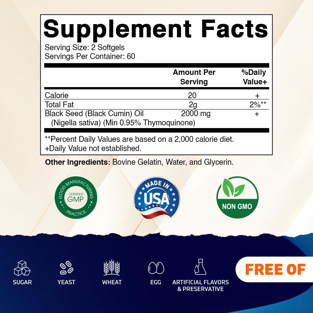 Vitamatic black seed seeds closeup highlights the natural source.