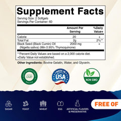 Vitamatic black seed seeds closeup highlights the natural source.