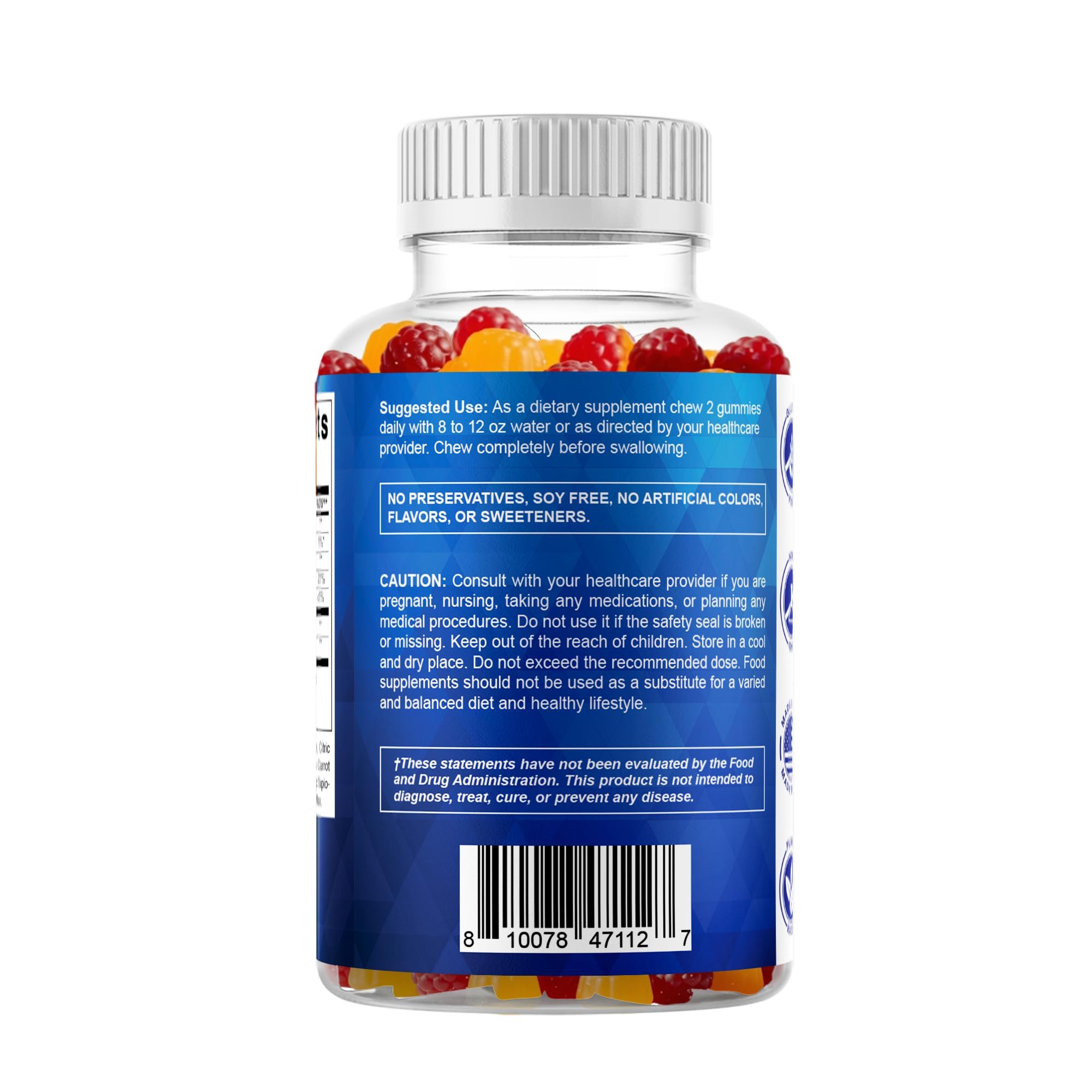 Vitamatic Probiotic Gummies on-the-go packaging for convenient daily intake.
