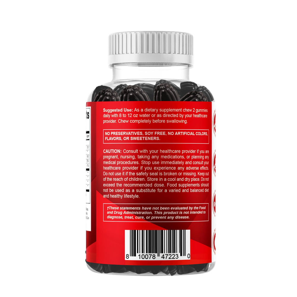 Vitamatic gummies serving suggestion—chewable option for daily wellness.