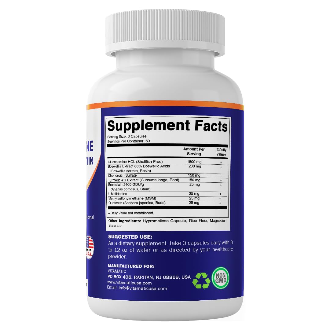 Vitamatic 60-day supply front view bottle.