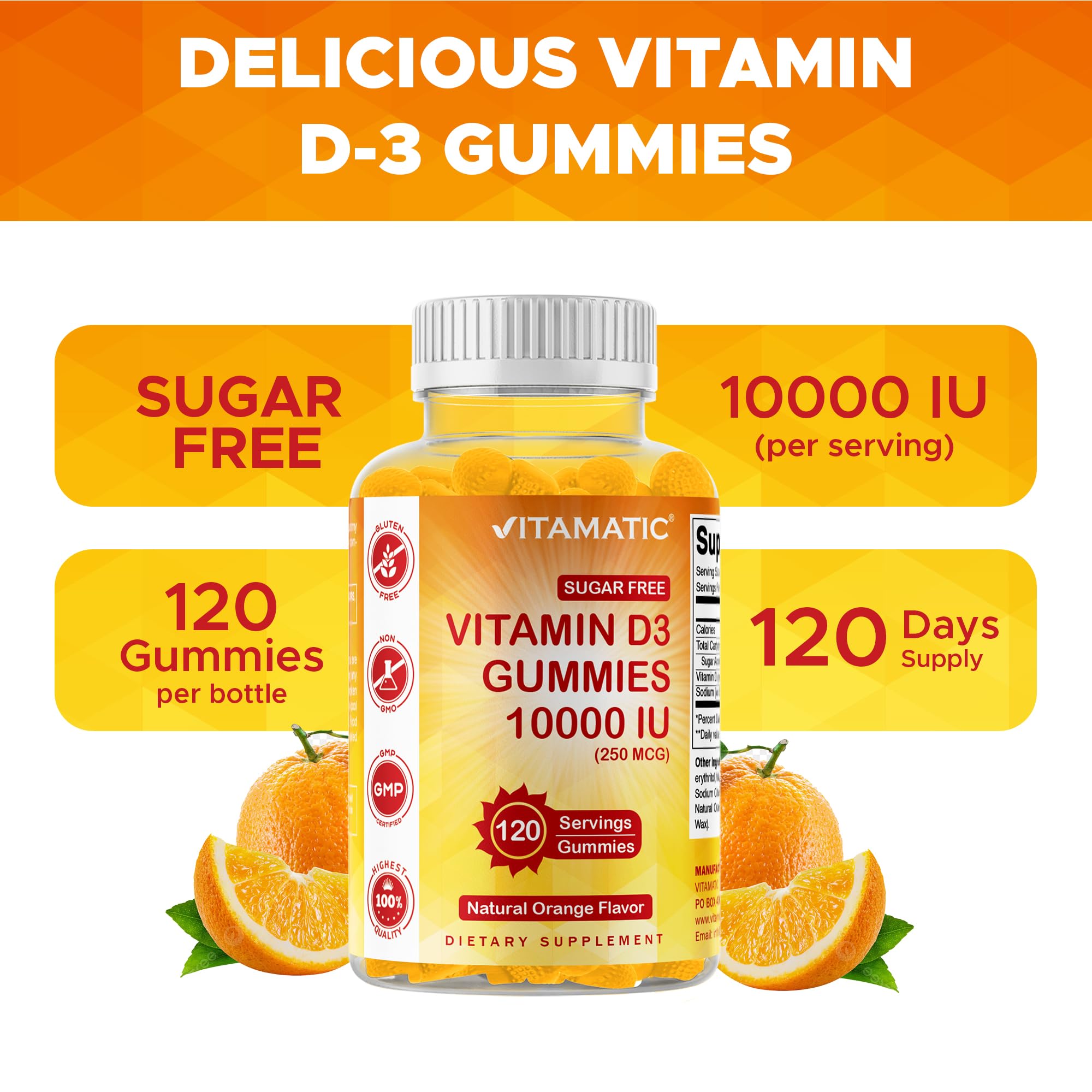 Vitamatic free of soy, yeast, wheat, and egg allergy-friendly formula.