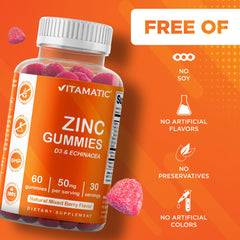 Two-pack Vitamatic zinc bottles on shelf for convenience