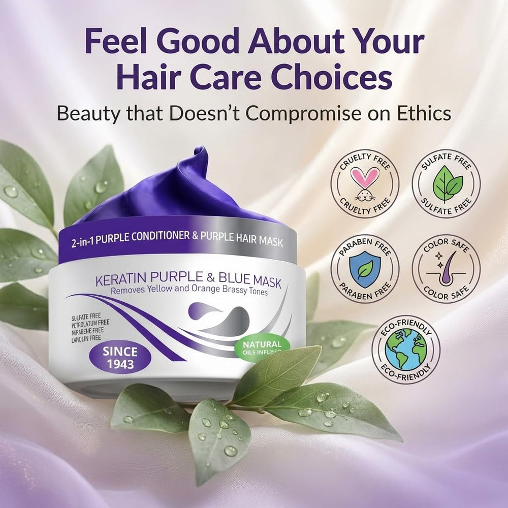 VITAMINS keratin-infused mask nourishes and strengthens