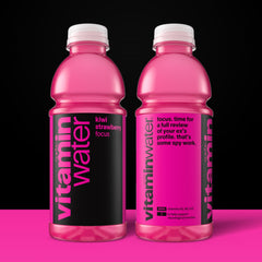 Vitaminwater Focus Kiwi Strawberry being poured for a refreshing break.