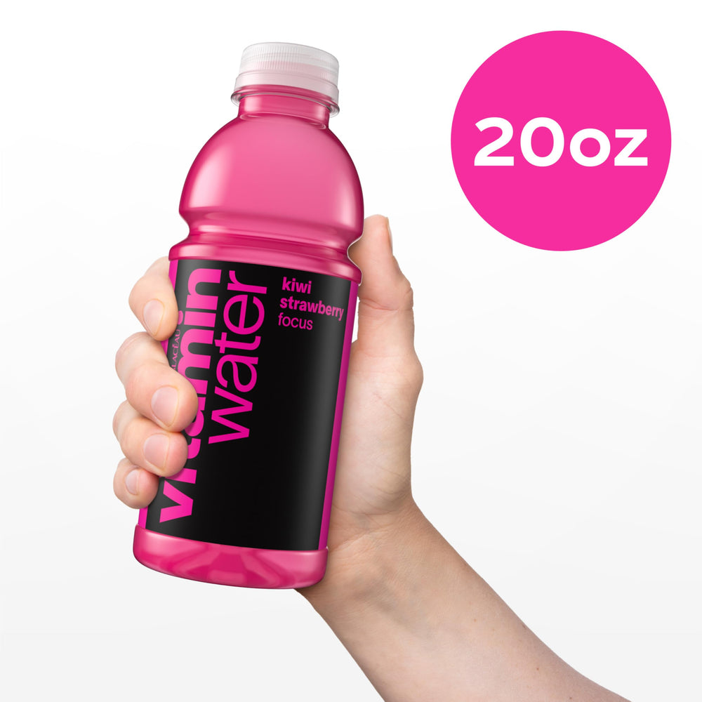 Vitaminwater Focus 12-pack on-display highlighting convenient multipack.
