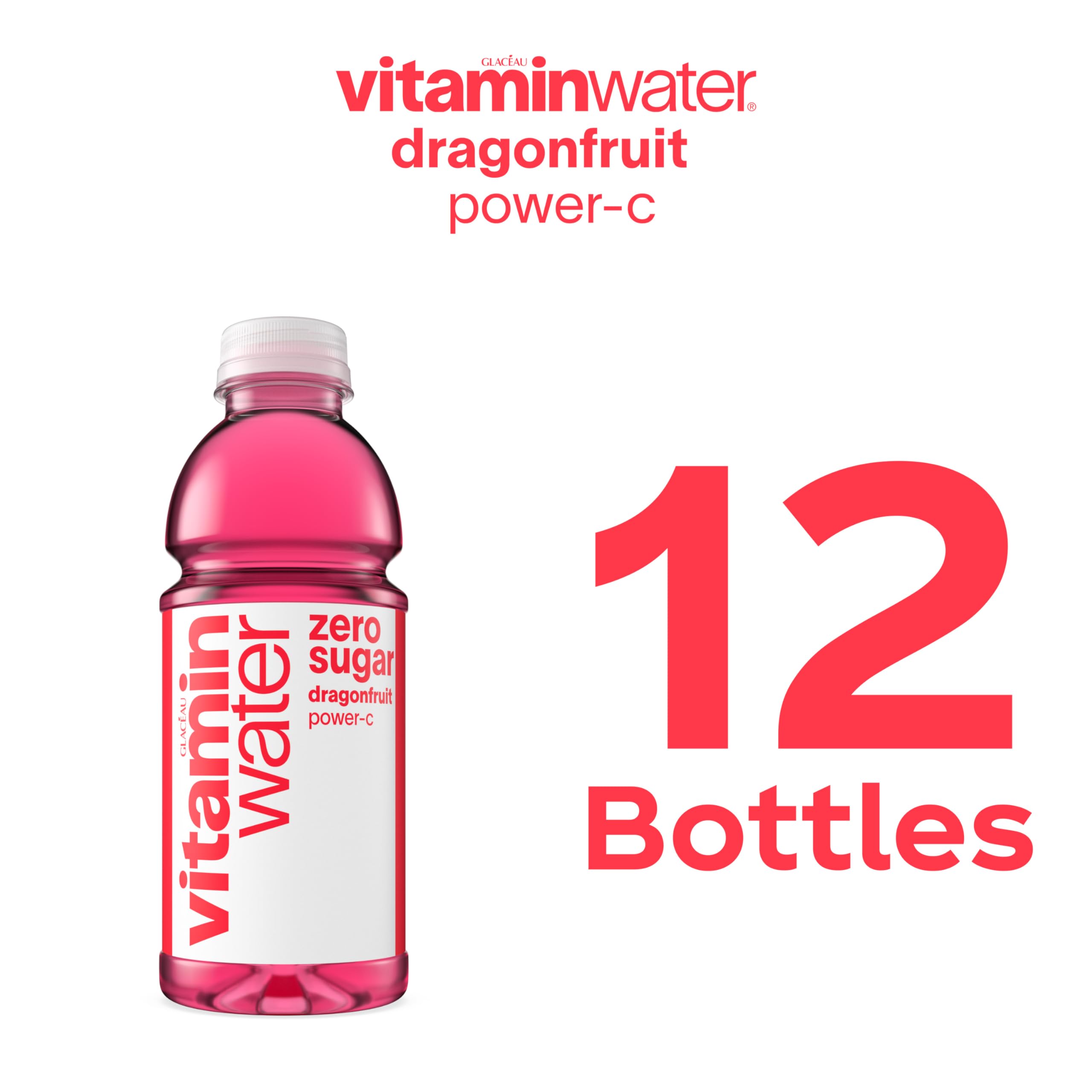 Vitaminwater Power-C dragonfruit flavor, vitamin enriched beverage