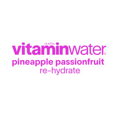 Vitaminwater Zero Sugar Pineapple Passionfruit bottle shows electrolytes and vitamins like magnesium and potassium.