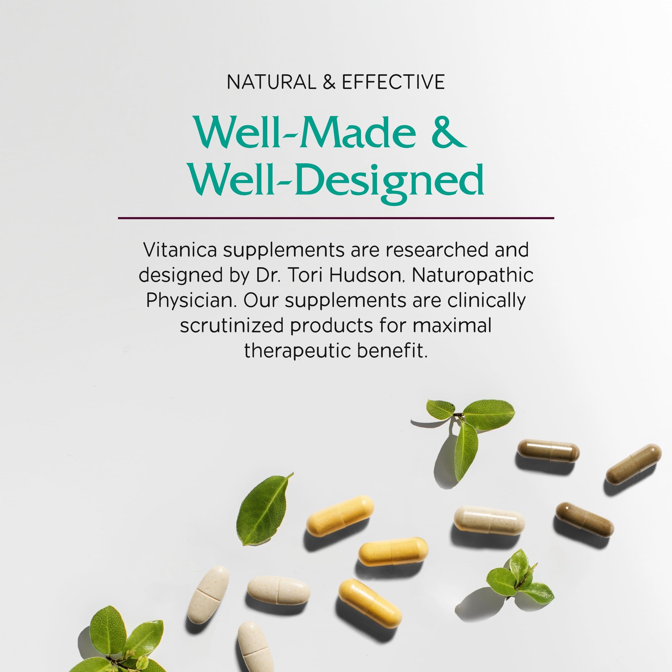 Vitanica brand logo on packaging signals trusted women's health care