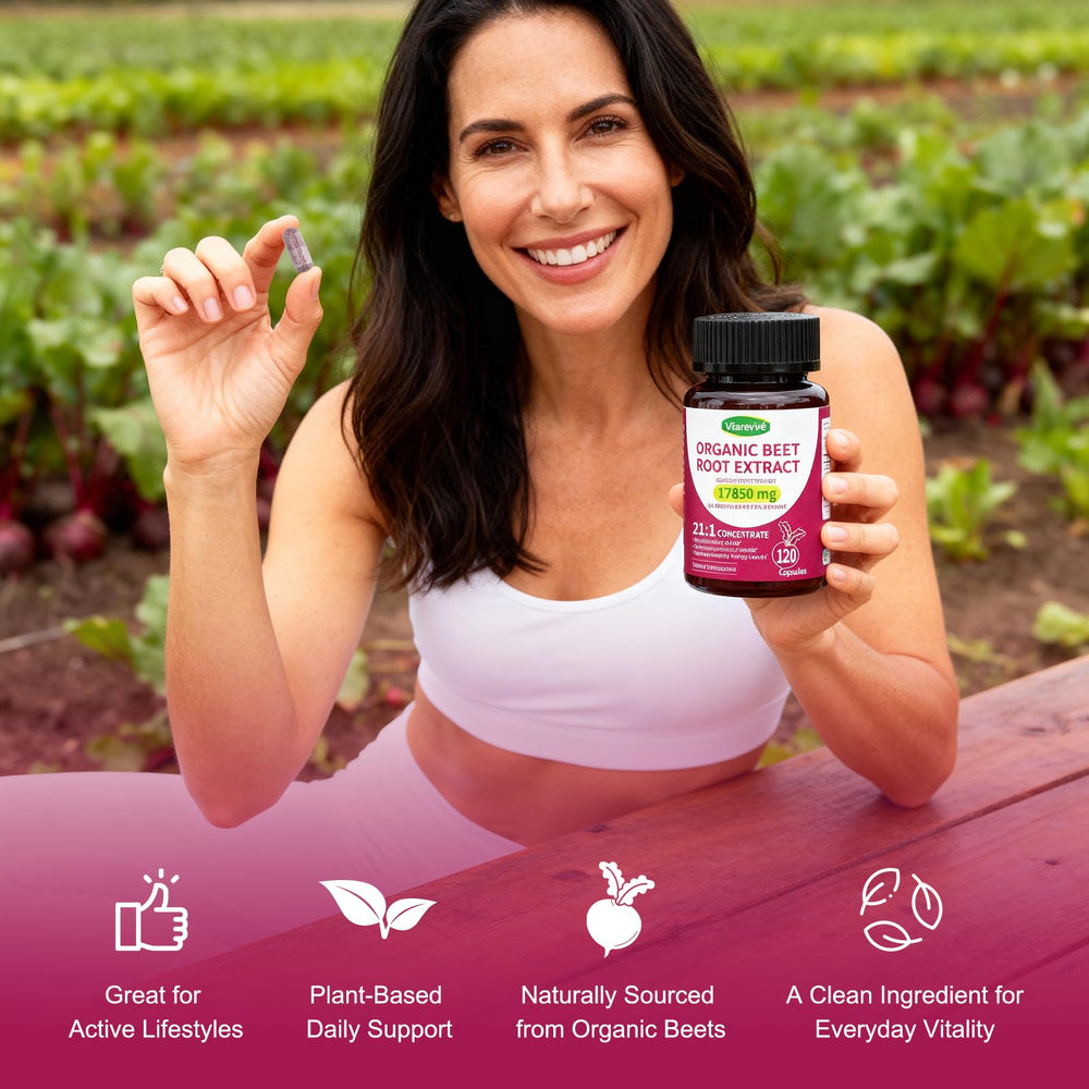 Opened Vitarevive bottle reveals capsules ready for travel.
