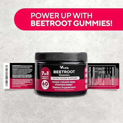 VitaUp Beet Root Gummies snack on the go.