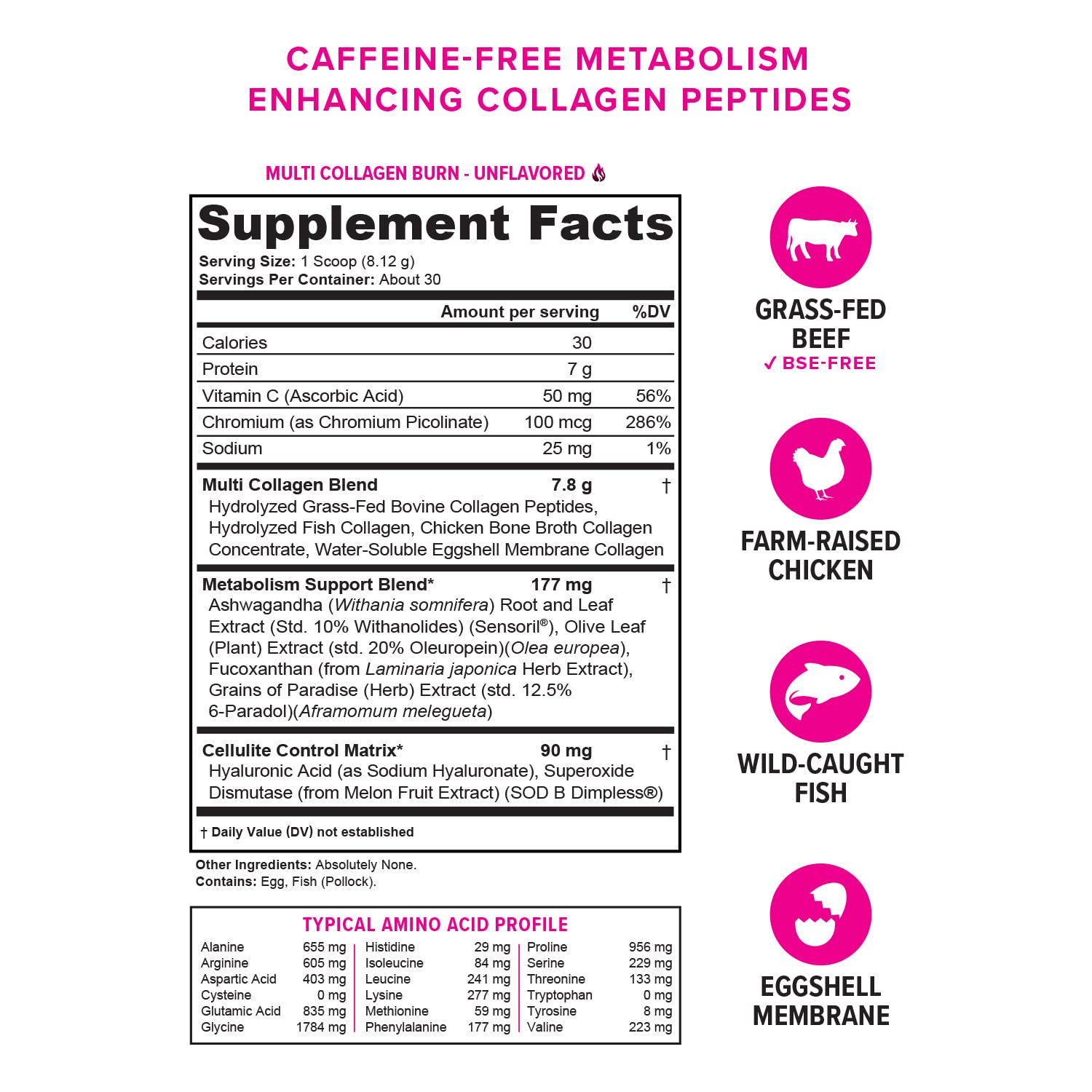 Vitauthority collagen powder scoop demonstrates a simple, measured daily serving.