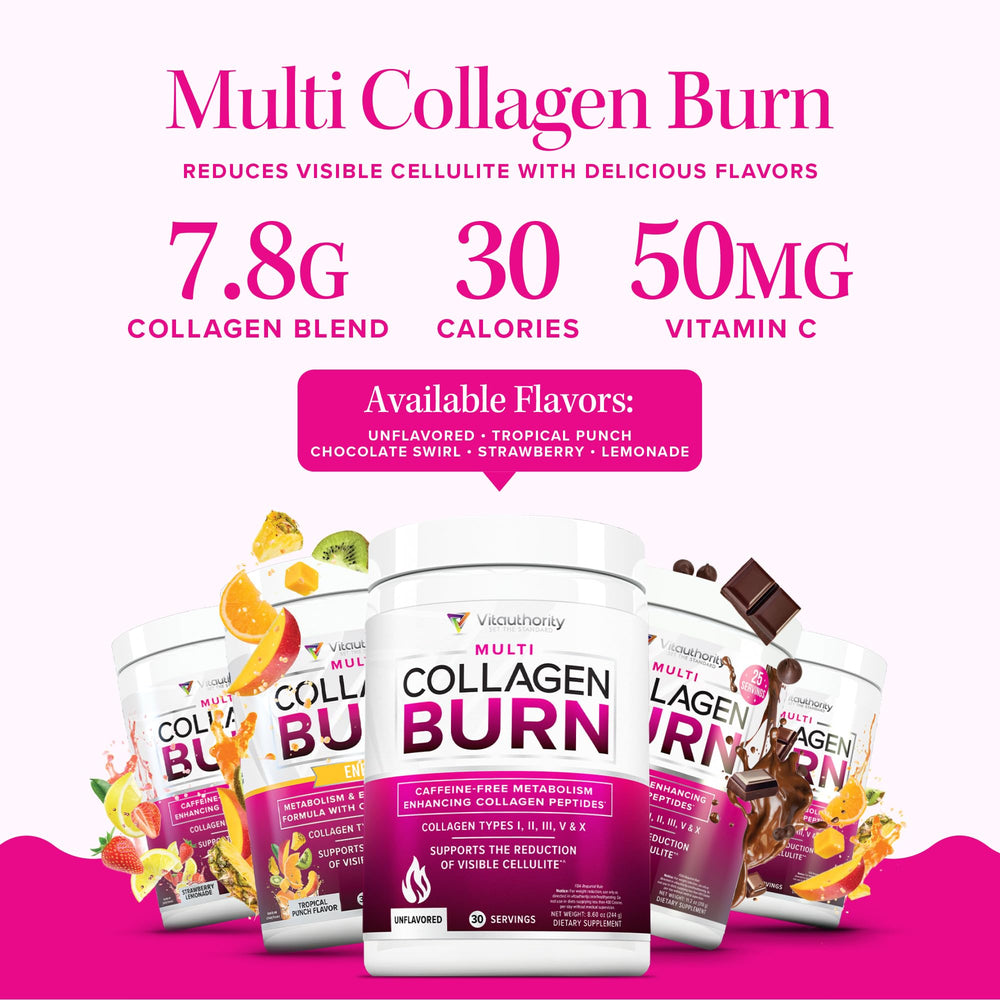 Four collagen sources represented for Vitauthority Burn.