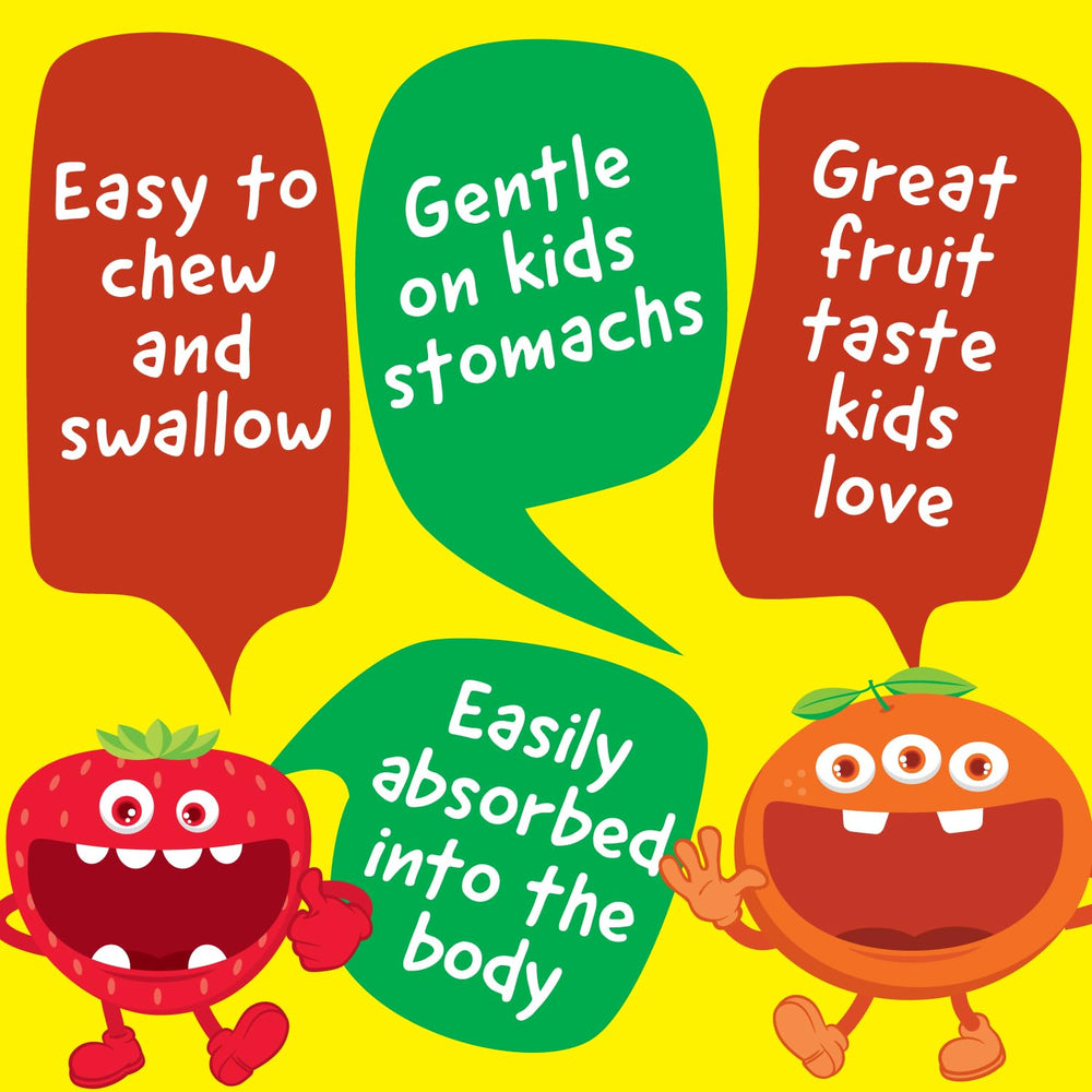 VitaWorks Kids Multivitamin chewables in mixed fruit flavor for tasty daily nutrition