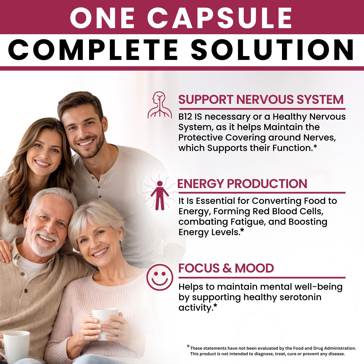 VITBOOST B12 Complex with collagen and hyaluronic acid supporting skin elasticity