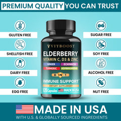 VITBOOST capsules in hand ready to support daily immunity.