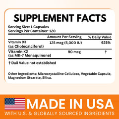 Vitboost D3 K2 capsules close-up showing easy-to-swallow form.