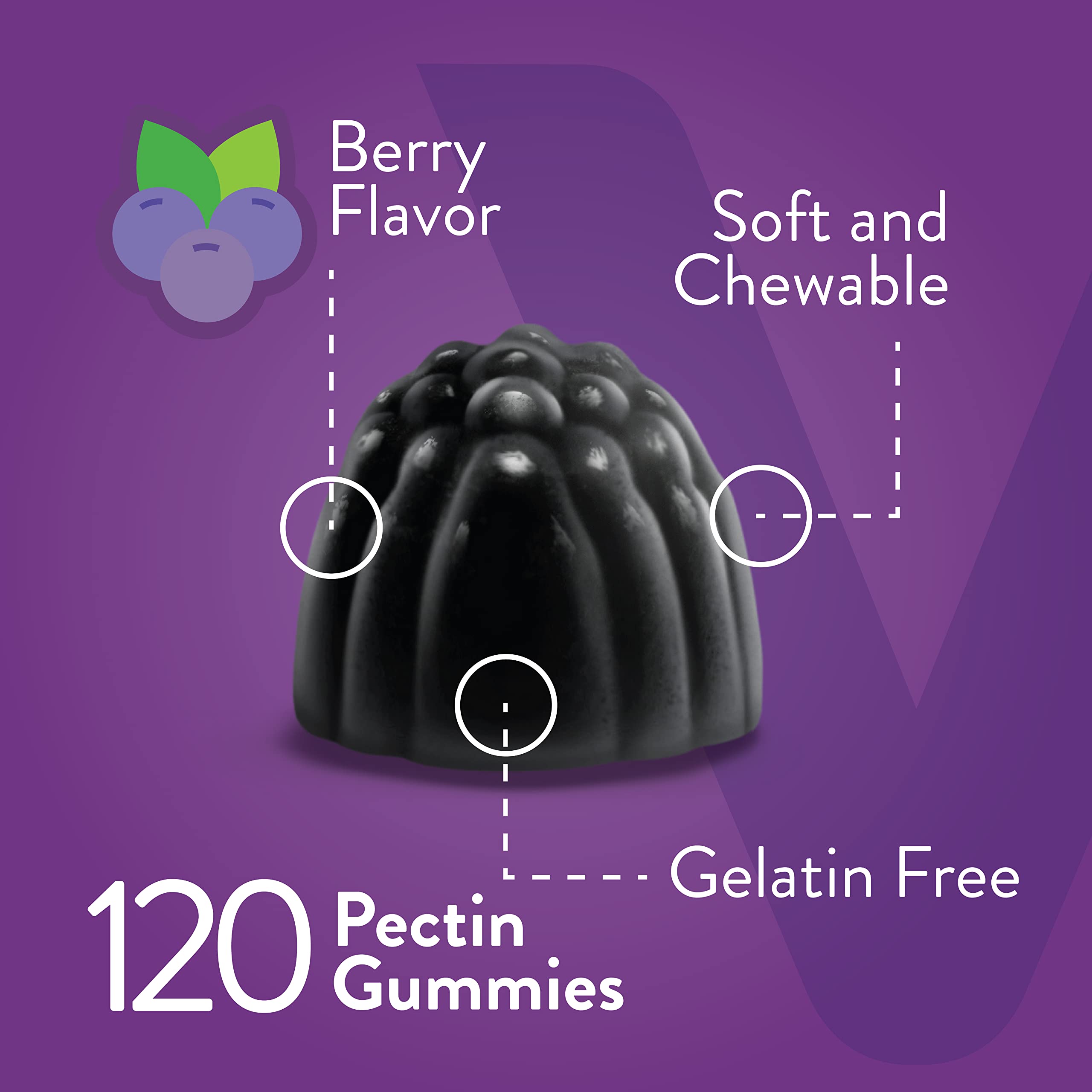 Viteey Sambucus Gummies pack illustrates on the go packaging