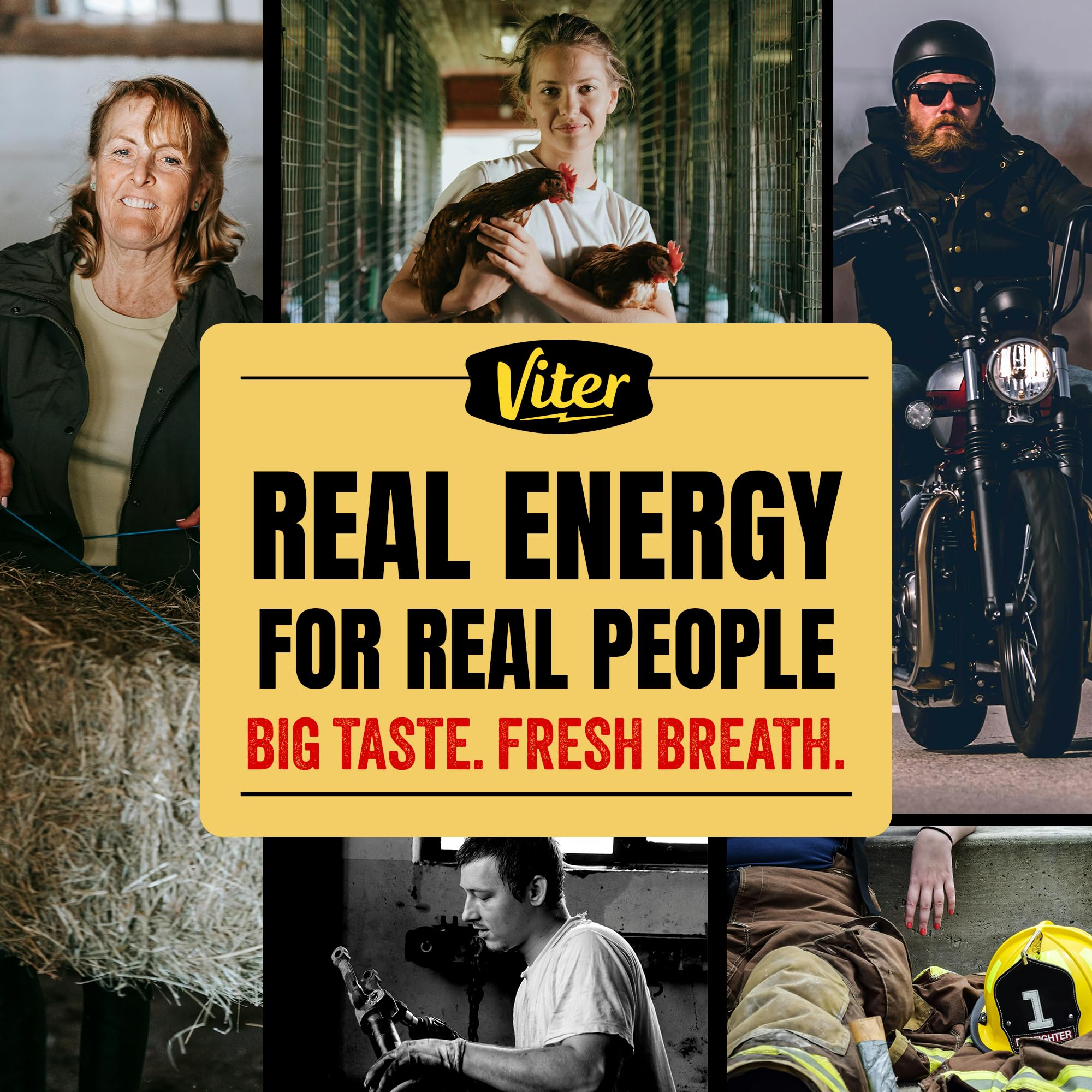 Viter Energy 30-piece pack demonstrates portable energy for workouts, commutes, and meetings.