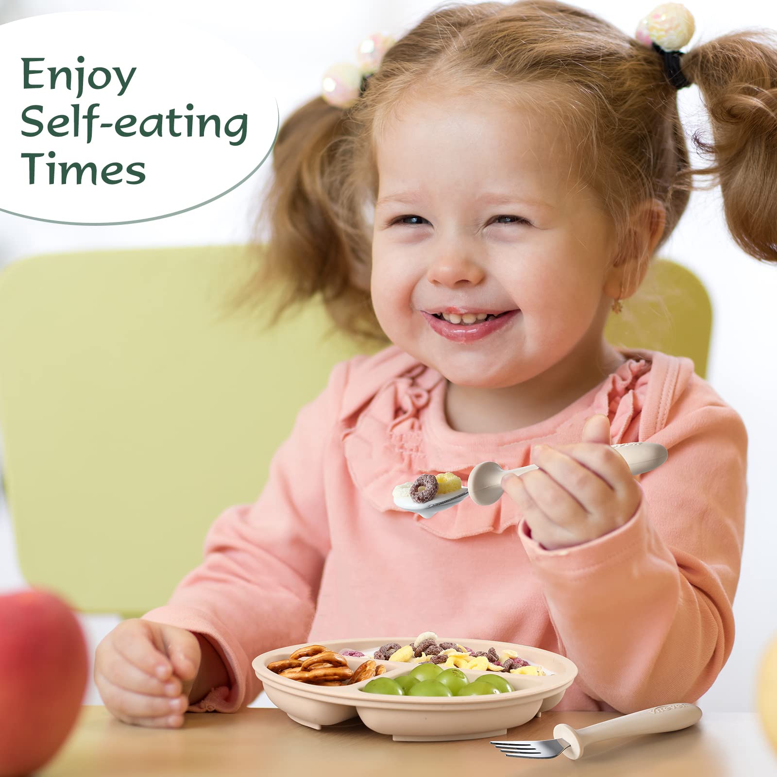 VITEVER food-grade stainless steel and silicone for hypoallergenic use