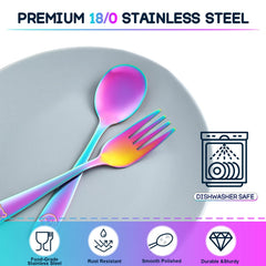 VITEVER dishwasher-safe cutlery simplifies cleanup after family meals.