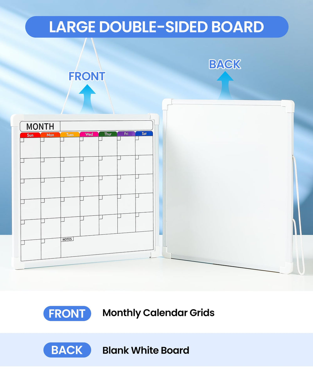 VITEVER monthly calendar side for structured scheduling at a glance.