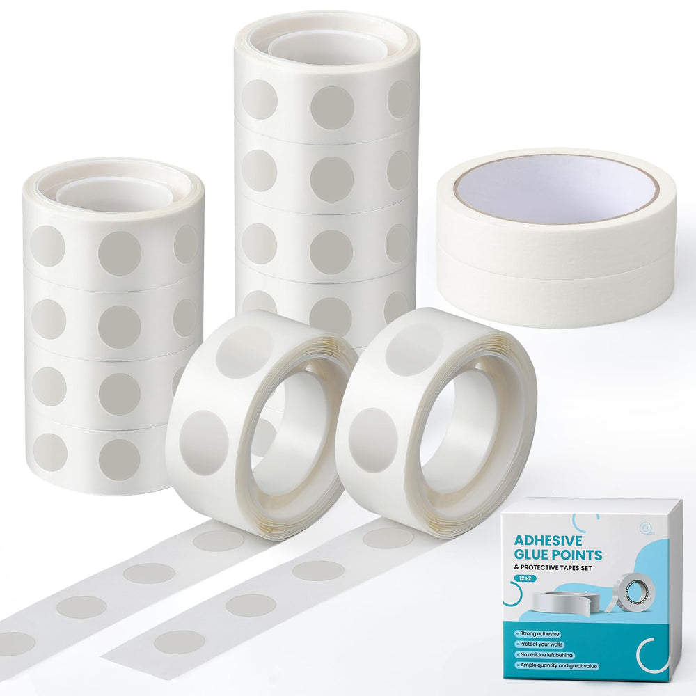 VITEVER wall-safe glue dots for balloon garlands protect walls during decorating.