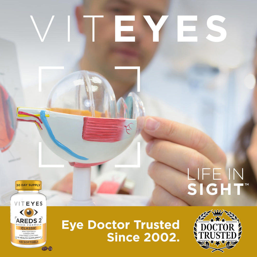 Viteyes AREDS 2 packaging box, ready for purchase