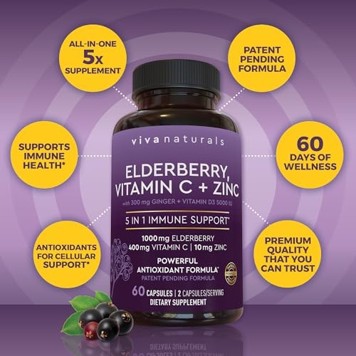 Viva Naturals 60-count capsules ready for a simple daily routine