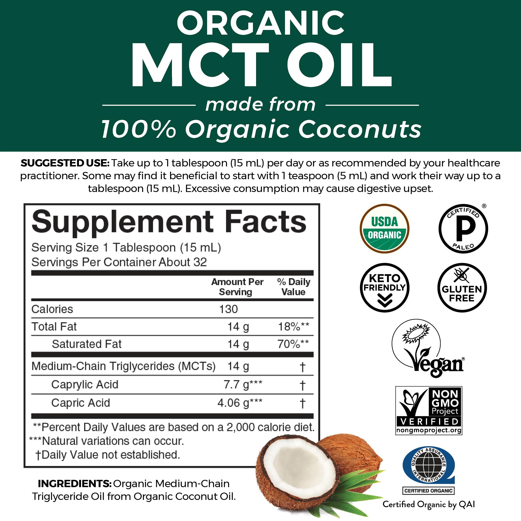 Viva Naturals MCT Oil on a kitchen scene highlighting a mild flavor profile.