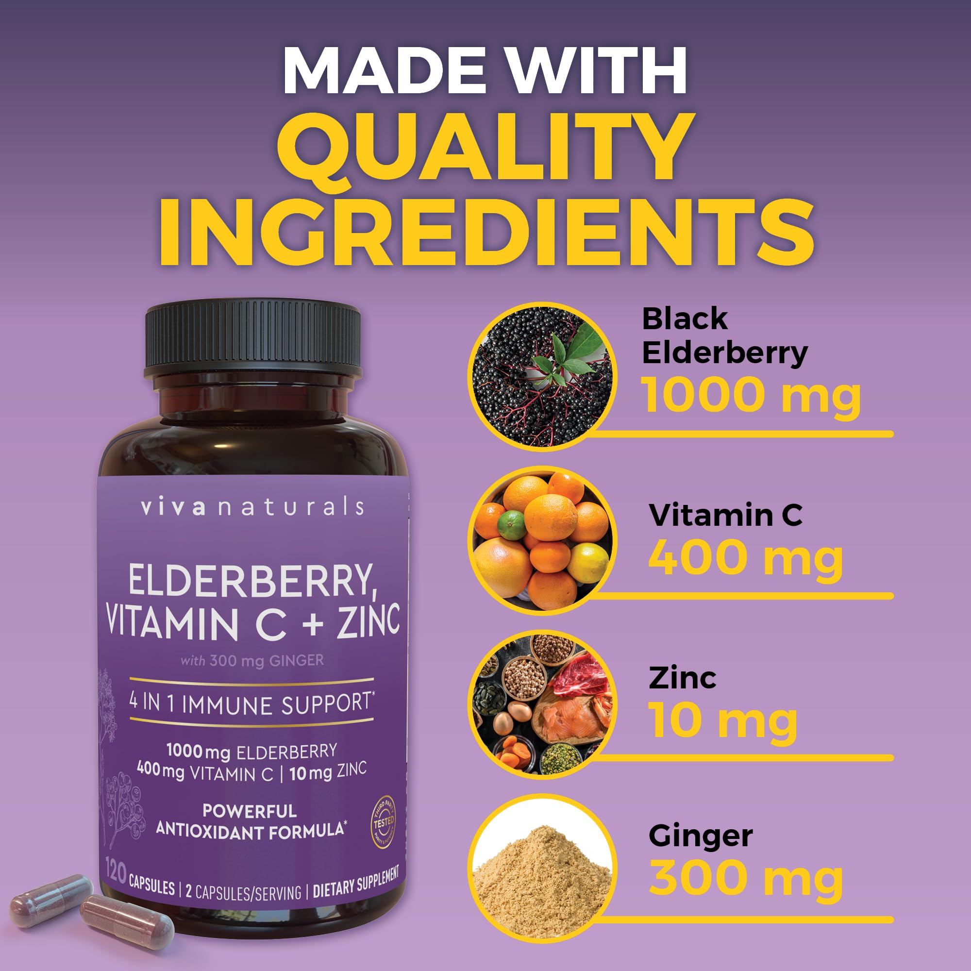 Viva Naturals ginger root close-up suggesting digestive support.
