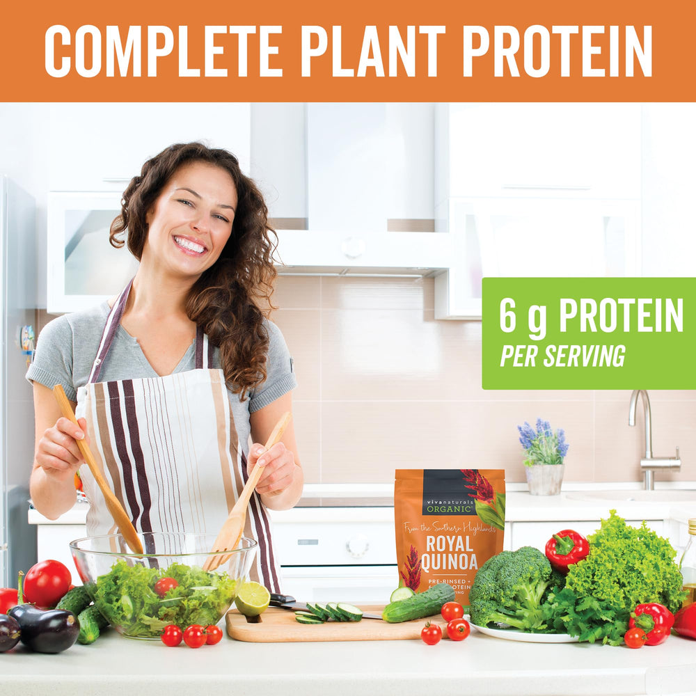 Viva Naturals Quinoa organic label confirms certifications