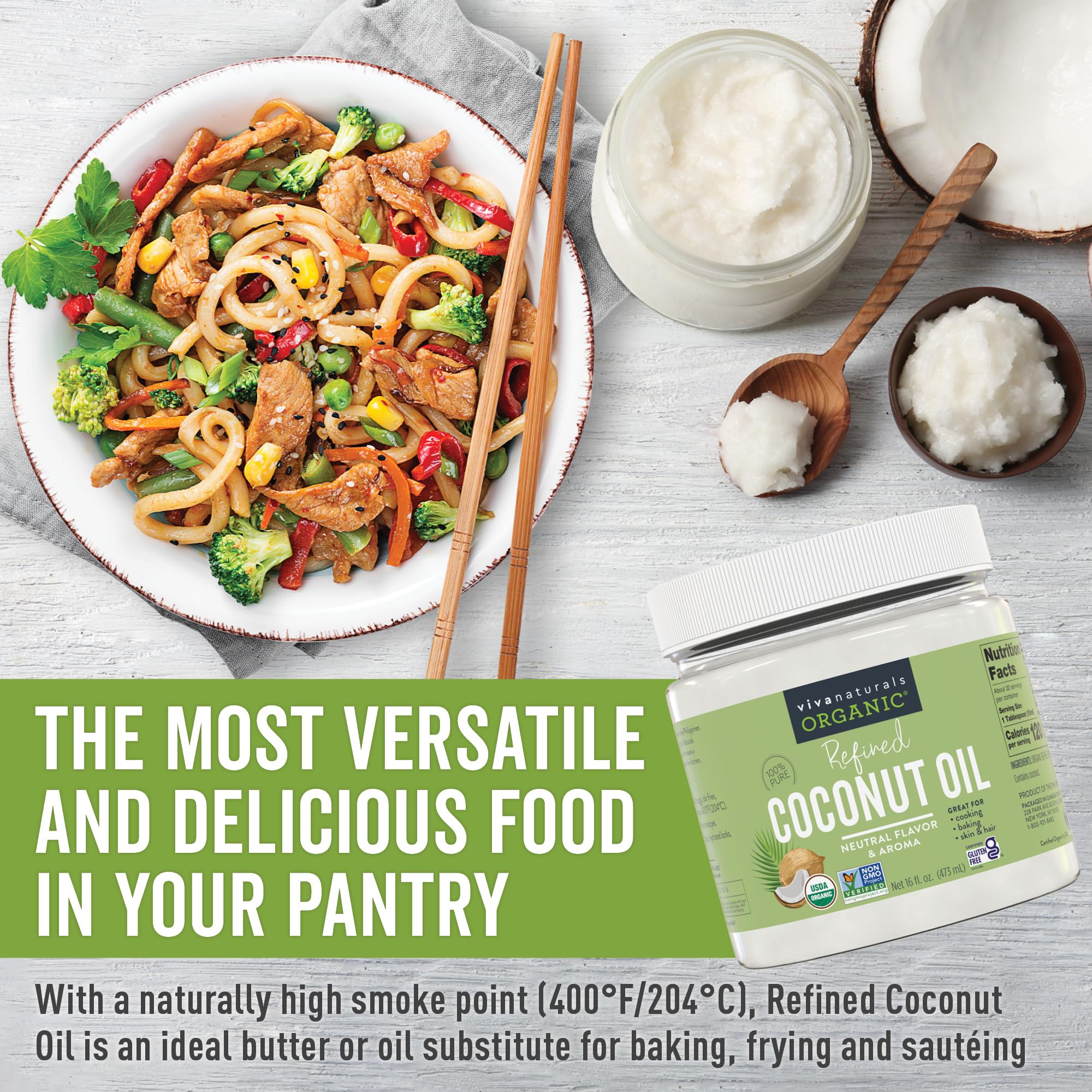 Viva Naturals sustainably sourced coconuts ensure responsible production.