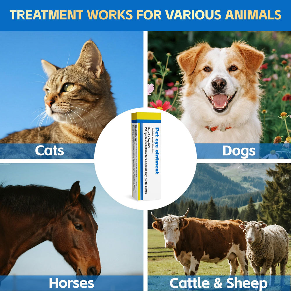 VivaElixir Pet Eye Health suitable for multiple animals for convenient care.