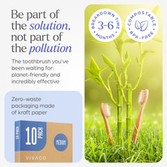 VIVAGO bristles-detail with 0.18mm medium nylon bristles