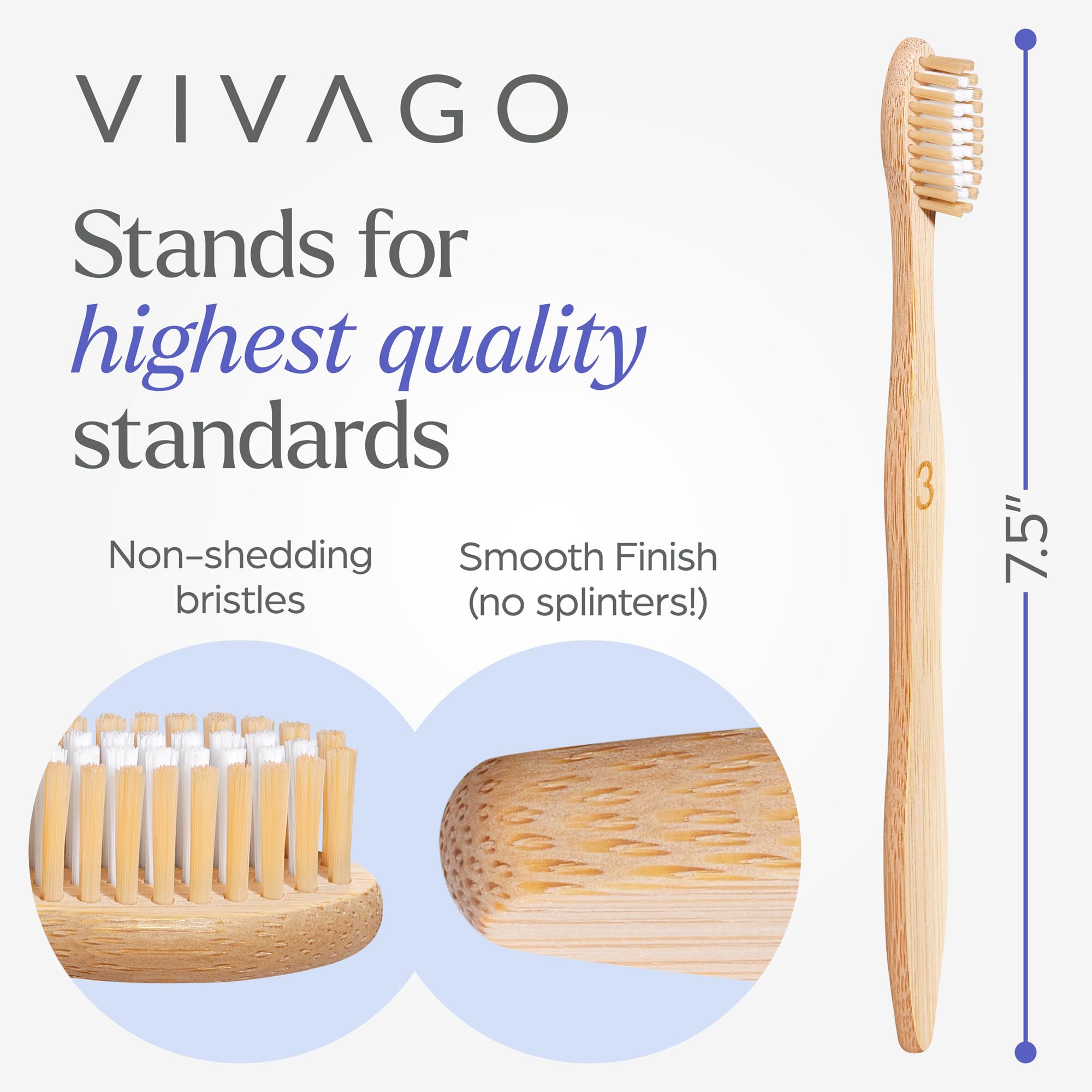 VIVAGO toothbrush in use during daily brushing routine