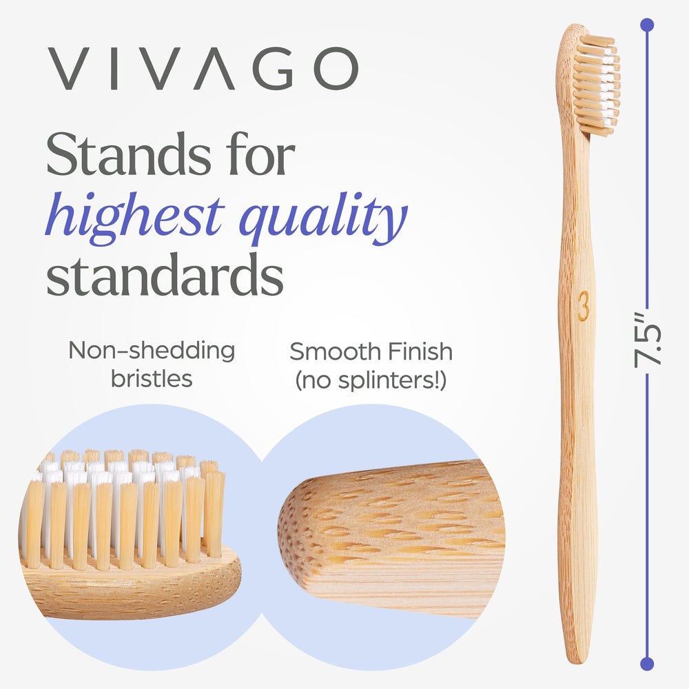 VIVAGO toothbrush in use during daily brushing routine